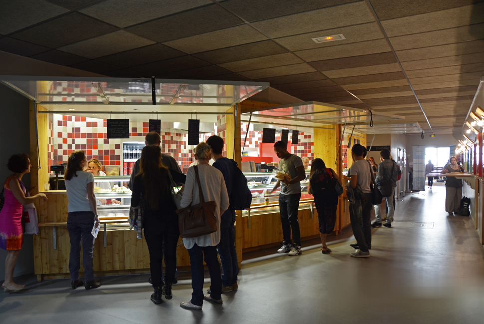 projet  Cafétéria Santeuil - Crous de Paris | Photographie : J. Jerez