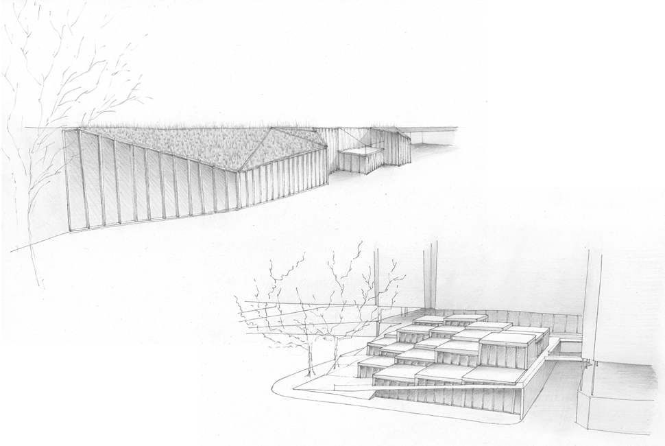 projet  Croquis des deux restaurants