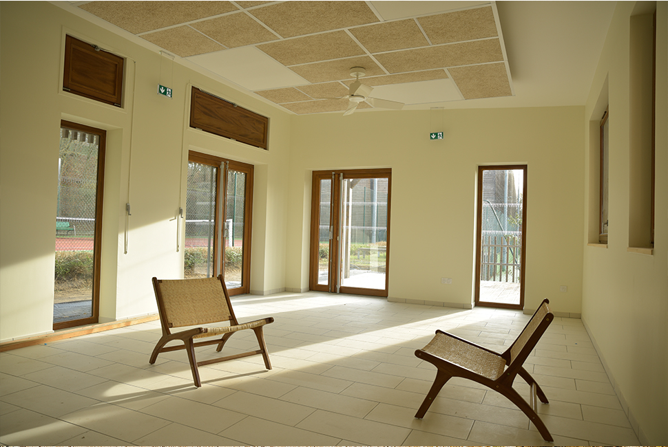 projet  Vue intérieure de la salle partagée